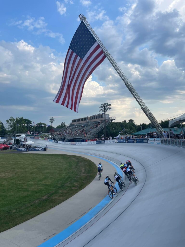 A night of cycling at the Lehigh County Velodrome